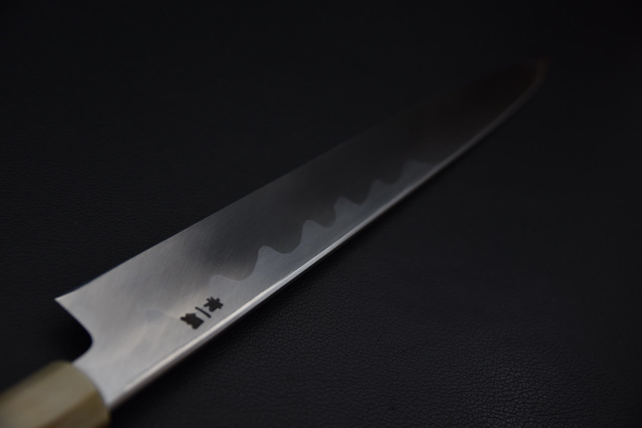 Hitohira Tanaka Mosuke Blue #1 Yanagiba 300mm Ebony Handle (Saya)