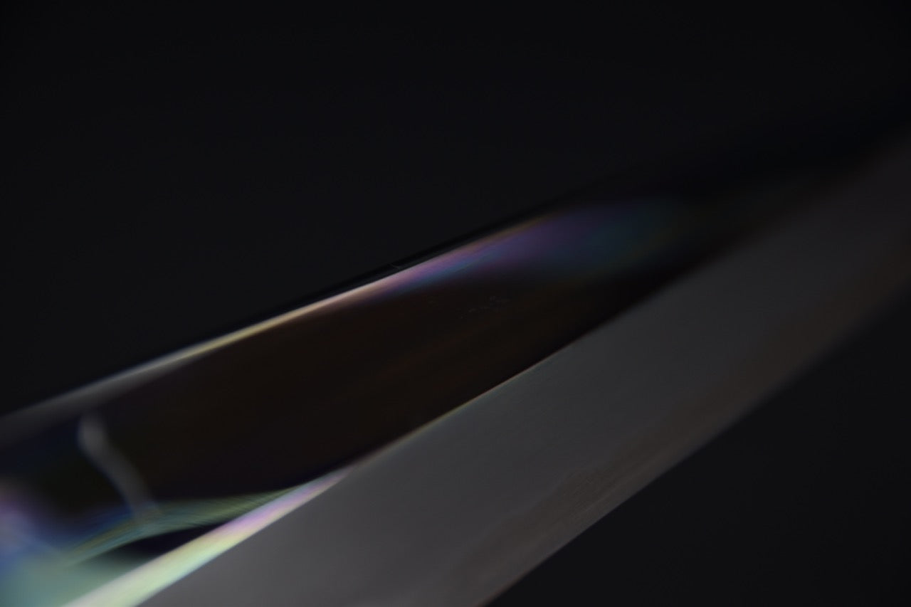 Hitohira Tanaka Mosuke Blue #1 Yanagiba 330mm Ebony Handle (Mirror Polished/ Saya)