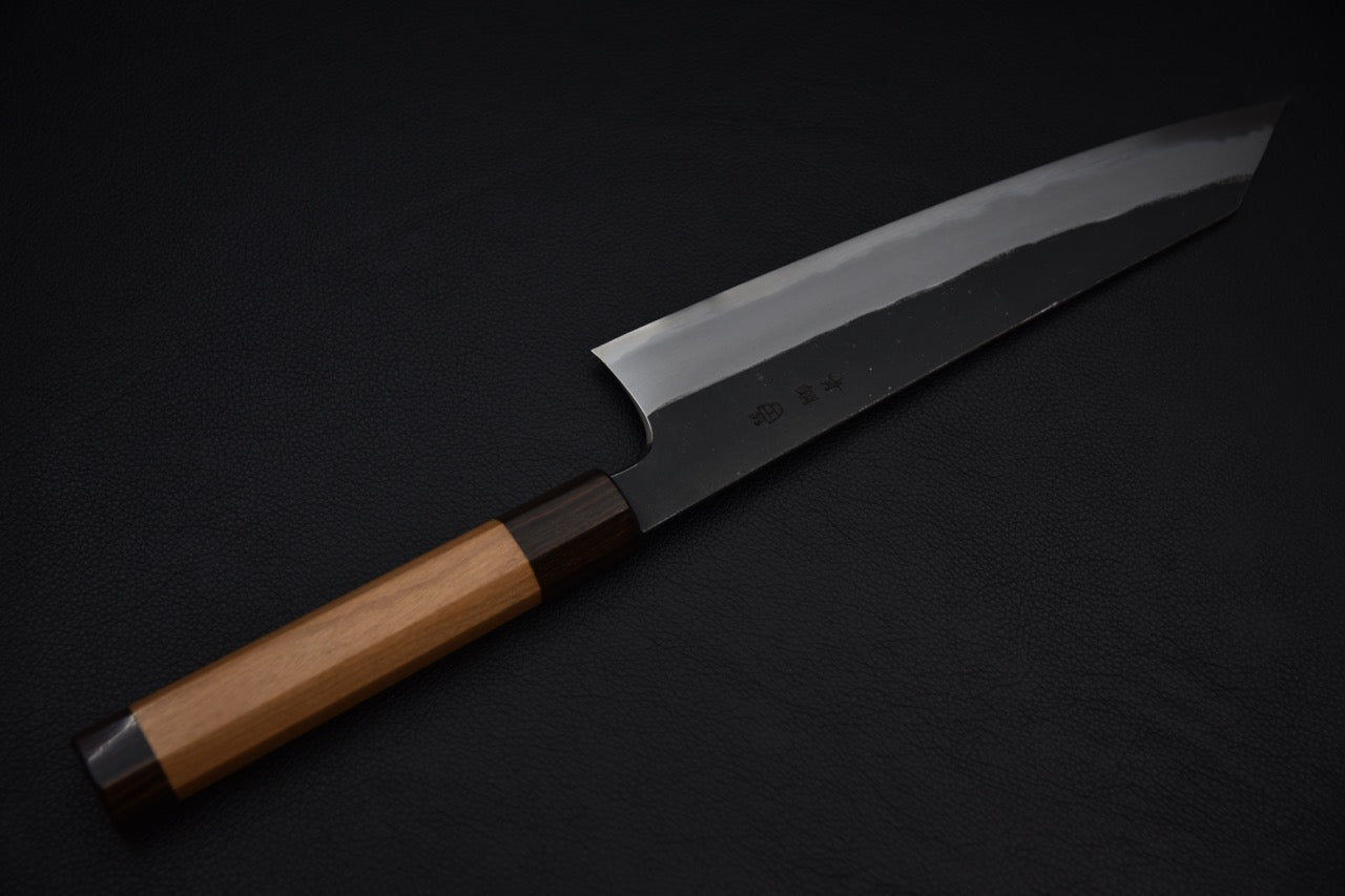 Hitohira Togashi Aogami #2 Kurouchi Kiritsuke Gyuto 240mm Cerisier