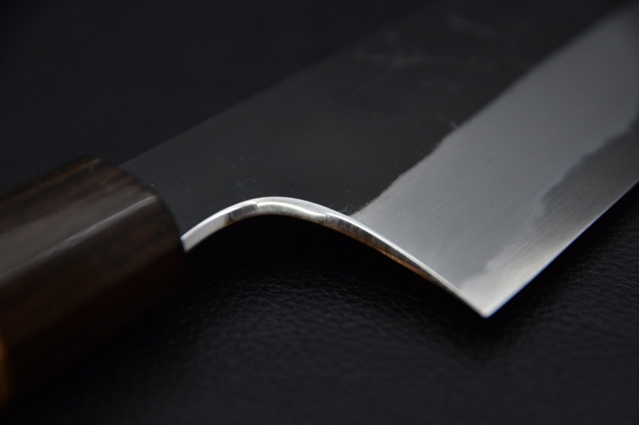 Hitohira Togashi Aogami #2 Kurouchi Kiritsuke Gyuto 240mm Cerisier