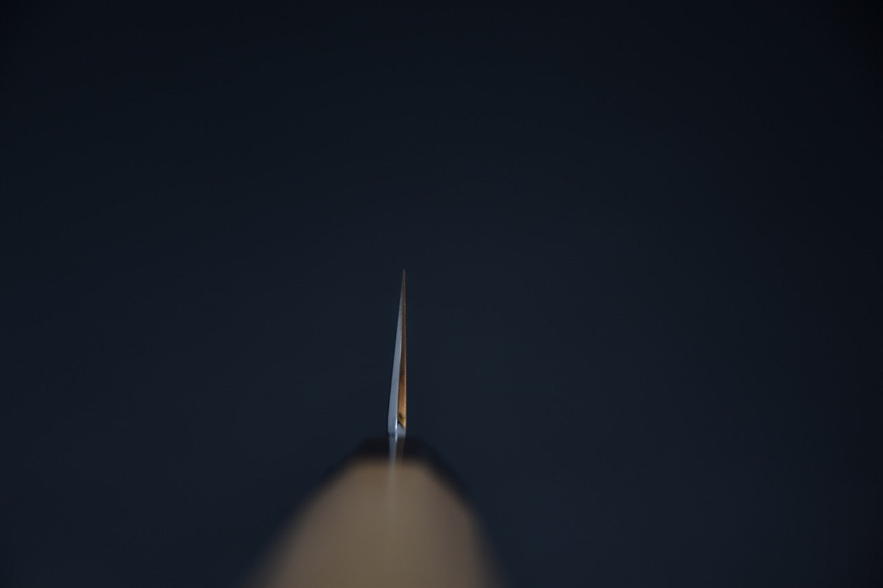 Hitohira Togashi Blue #2 Kurouchi Sujihiki 270mm Cerisier et Ébène