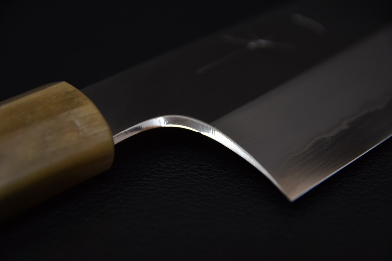 Hitohira Togashi Shirogami #1 Stainless Clad Gyuto 240mm Ziricote