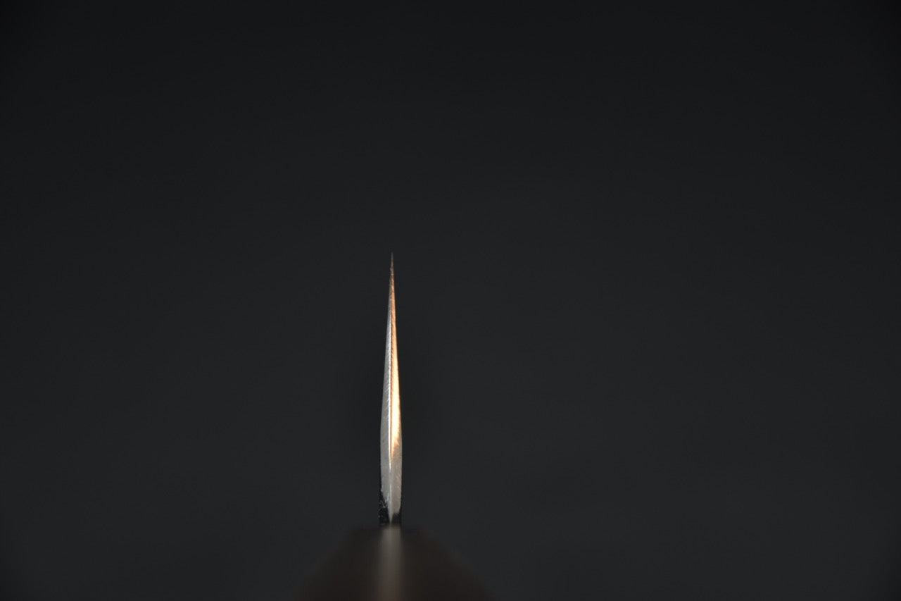 Hitohira Togashi Shirogami #2 Kurouchi Santoku Tagayasan