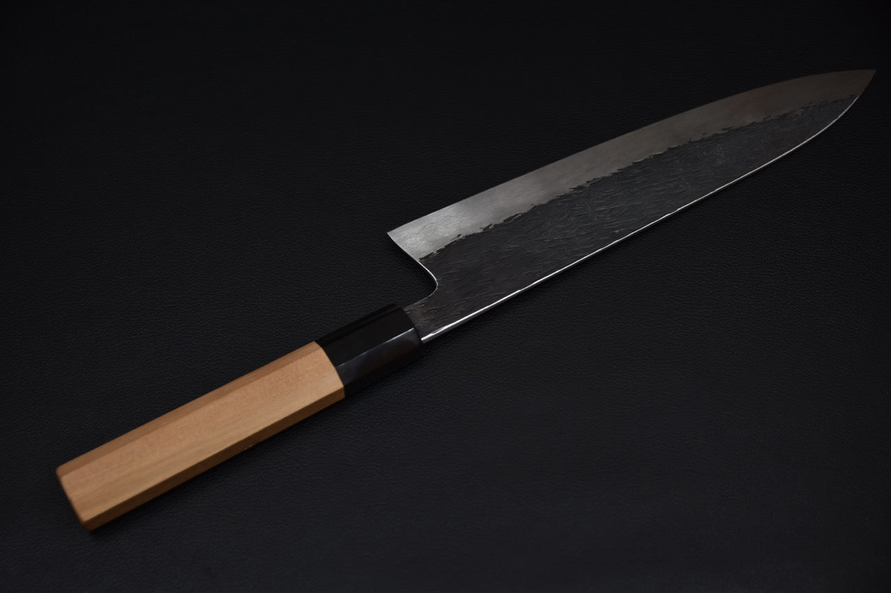 Isamitsu Shirogami #1 Kurouchi Gyuto 240mm Yakusugi