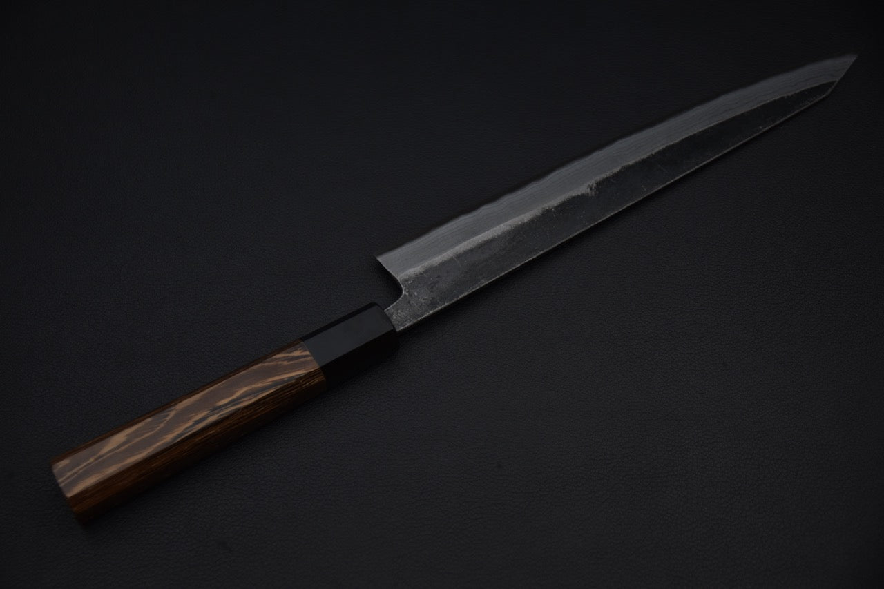 Kumokage Aogami #2 Kurouchi Damascus Kiritsuke Sujihiki 255mm