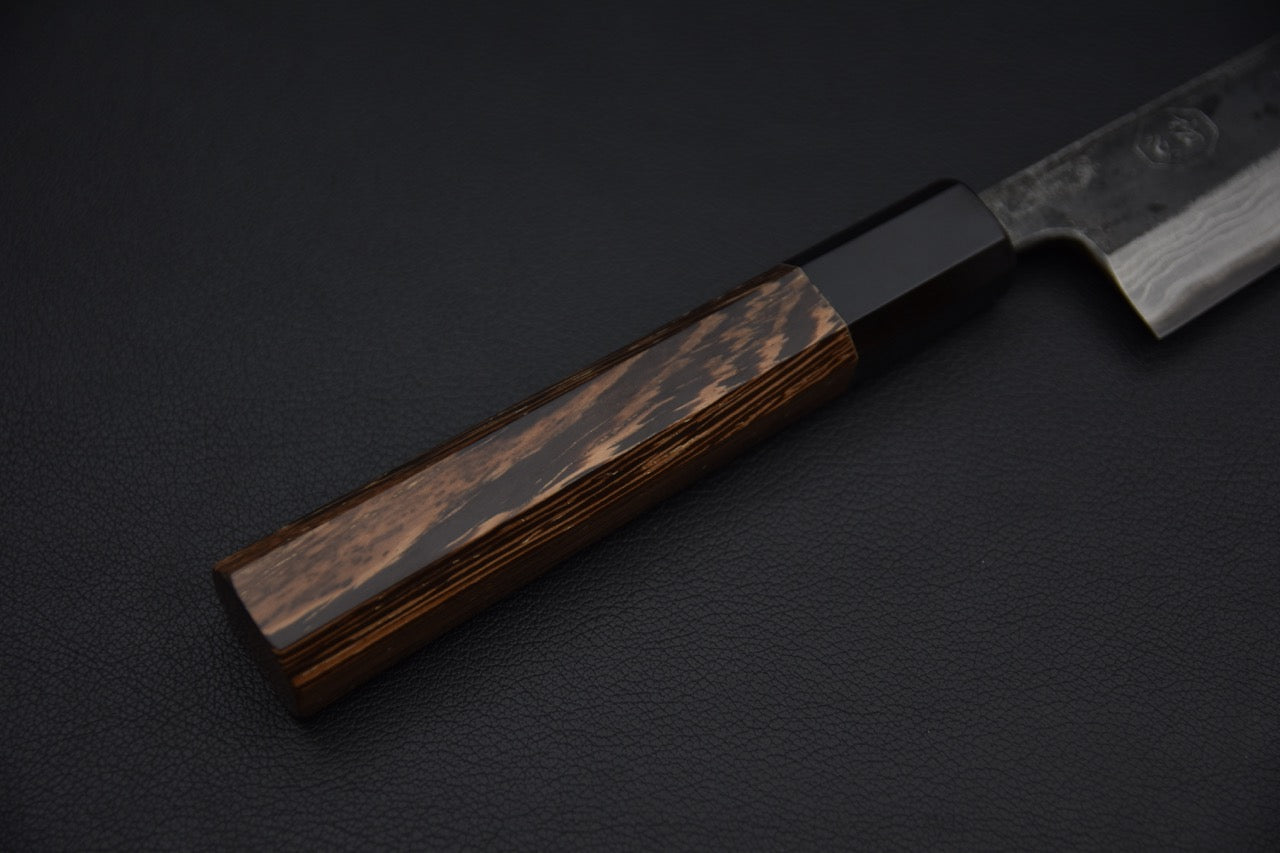 Kumokage Aogami #2 Kurouchi Damascus Kiritsuke Sujihiki 255mm