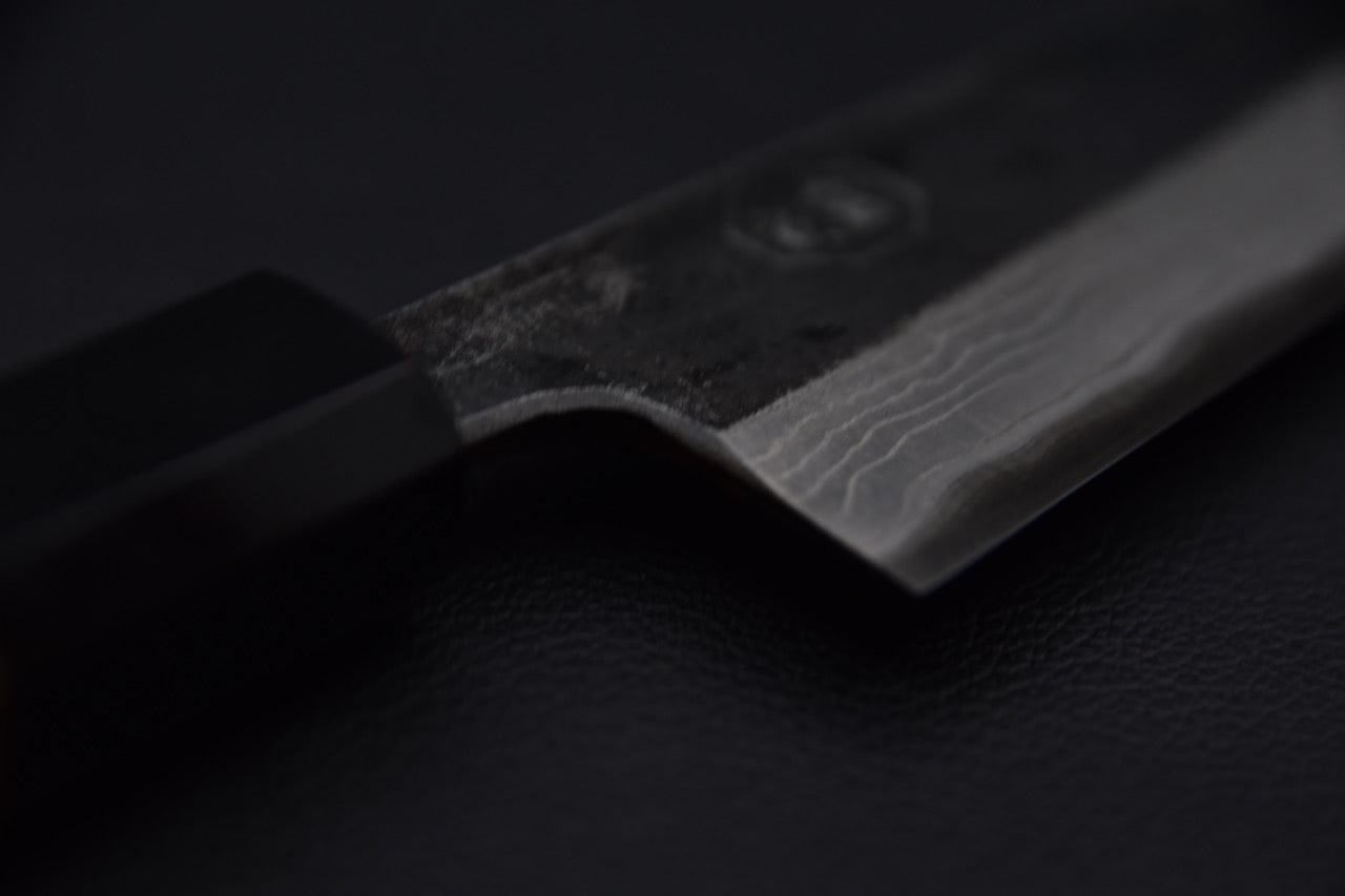 Kumokage Aogami #2 Kurouchi Damascus Kiritsuke Sujihiki 255mm