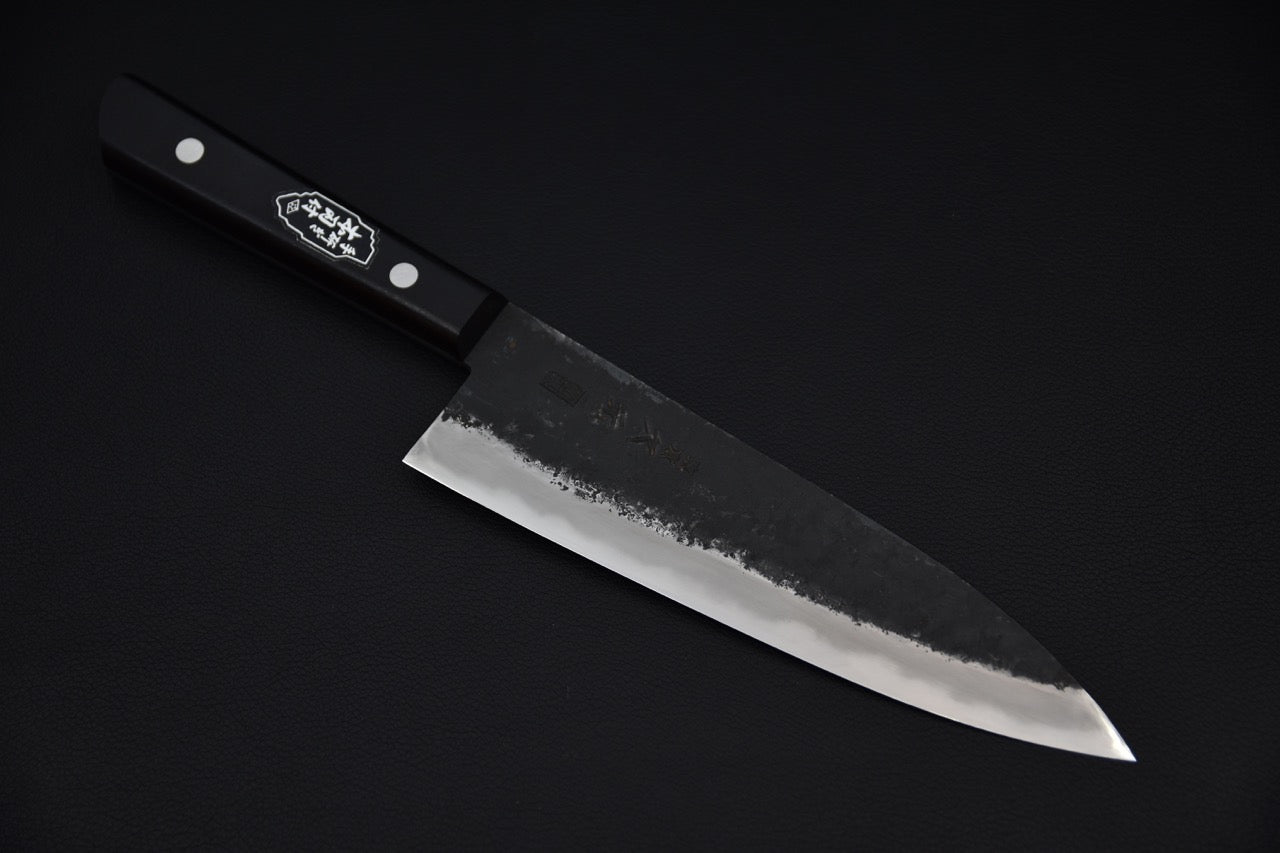 Morihei Hisamoto Kurouchi Shirogami #1 Gyuto 180mm (Finition fine sans bolster)