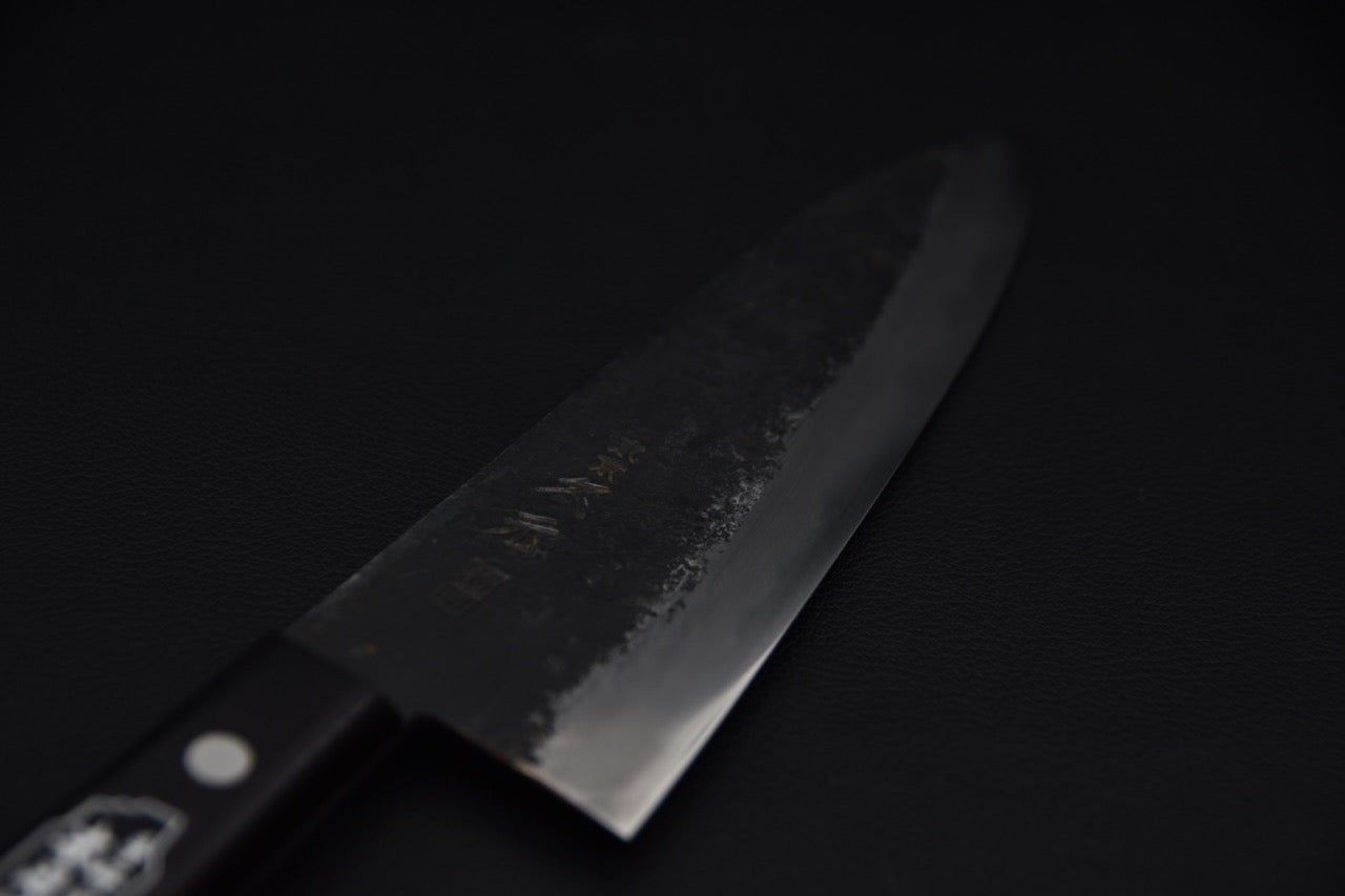 Morihei Hisamoto Kurouchi Shirogami #1 Gyuto 180mm (Finition fine sans bolster)