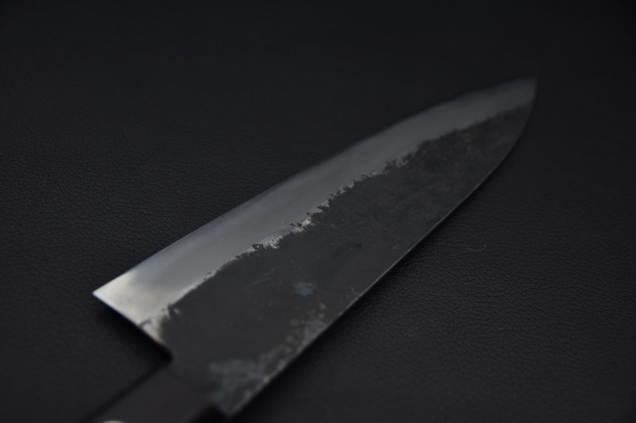 Morihei Hisamoto Kurouchi Shirogami #1 Gyuto 180mm (Finition fine sans bolster)