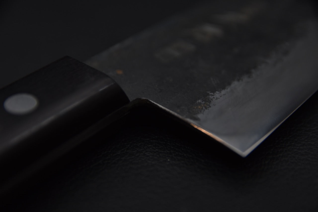 Morihei Hisamoto Kurouchi Shirogami #1 Gyuto 180mm (Finition fine sans bolster)