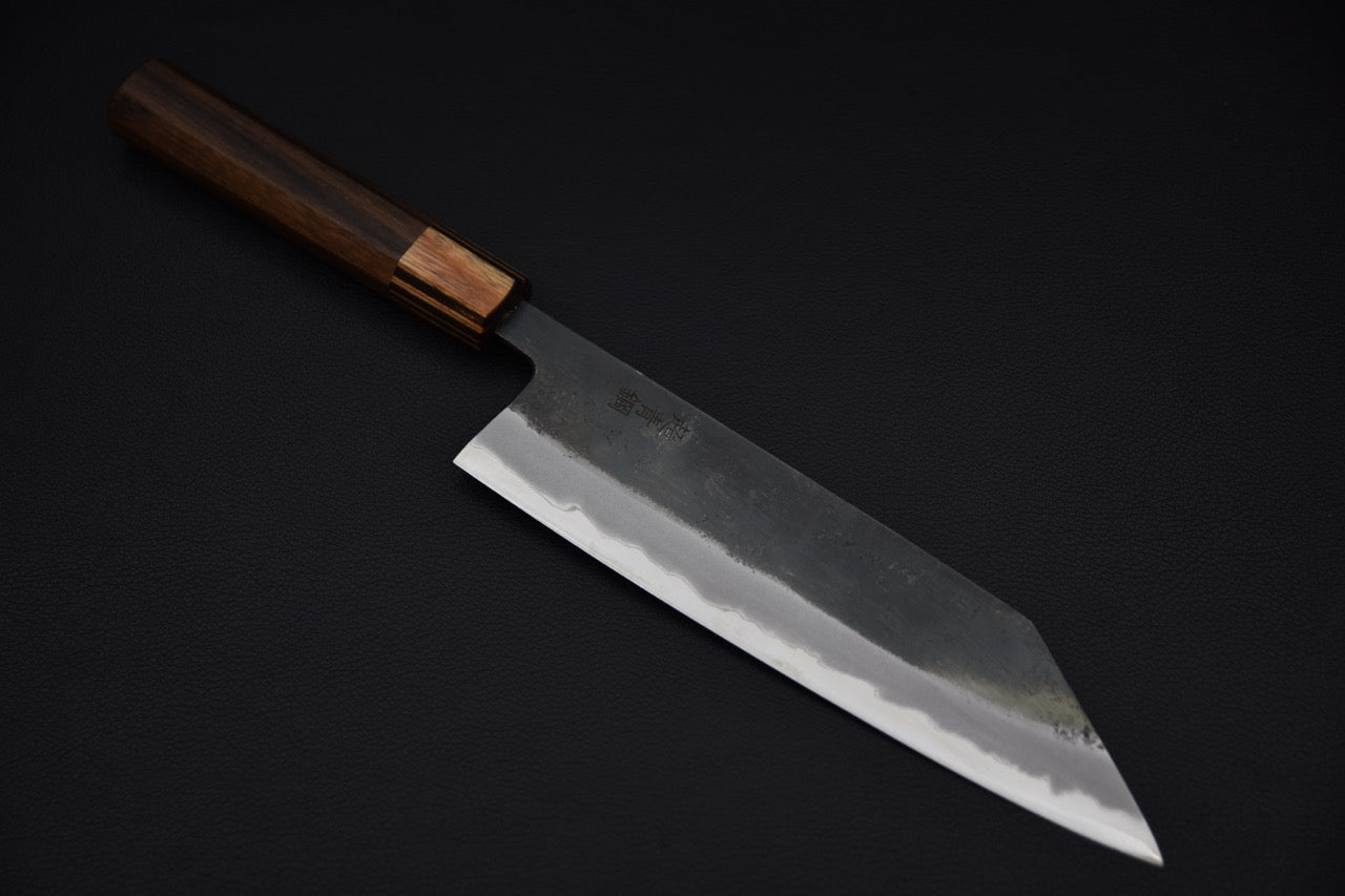Motokyuuichi Aogami Super Kurouchi Kiritsuke Gyuto 210mm Bois De Rose