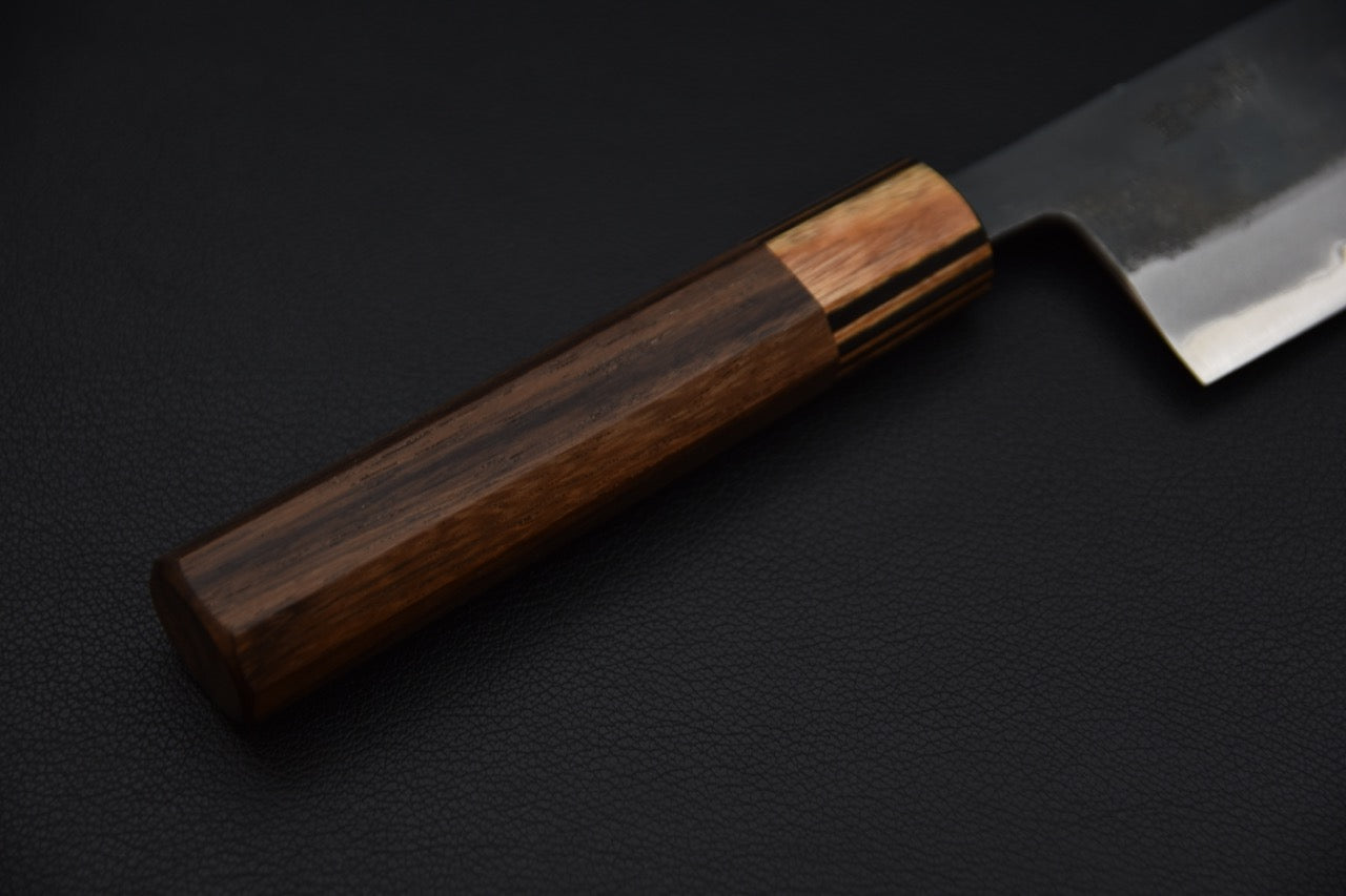 Motokyuuichi Aogami Super Kurouchi Kiritsuke Gyuto 210mm Bois De Rose