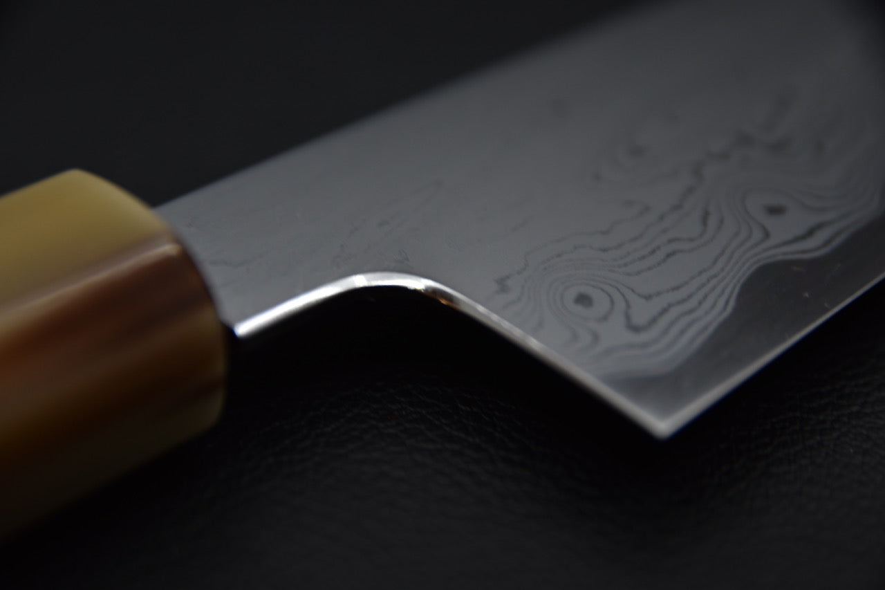 Nakagawa uchi hamono Aogami #1 Damascus Gyuto Kiritsuke 210mm Snake wood