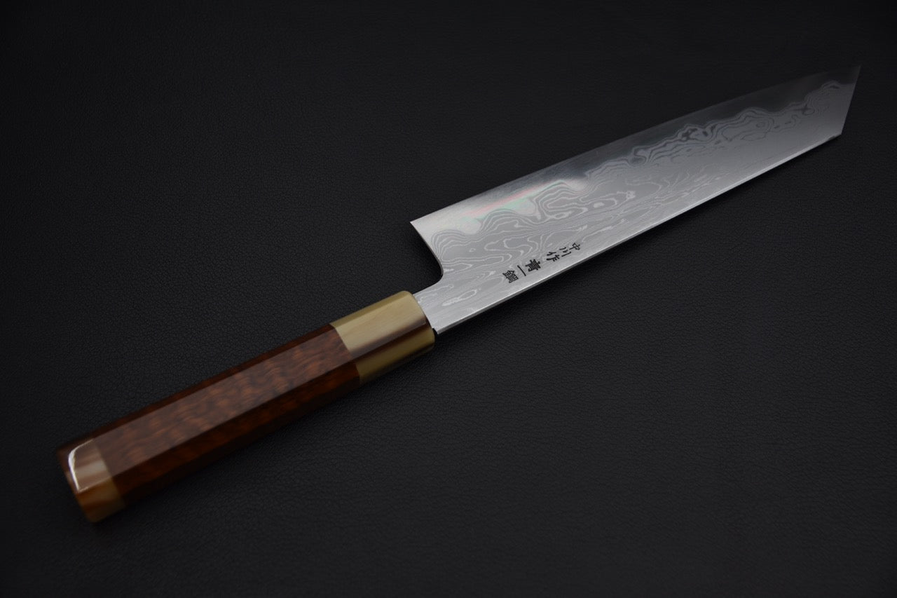Nakagawa uchi hamono Aogami #1 Damascus Gyuto Kiritsuke 210mm Snake wood