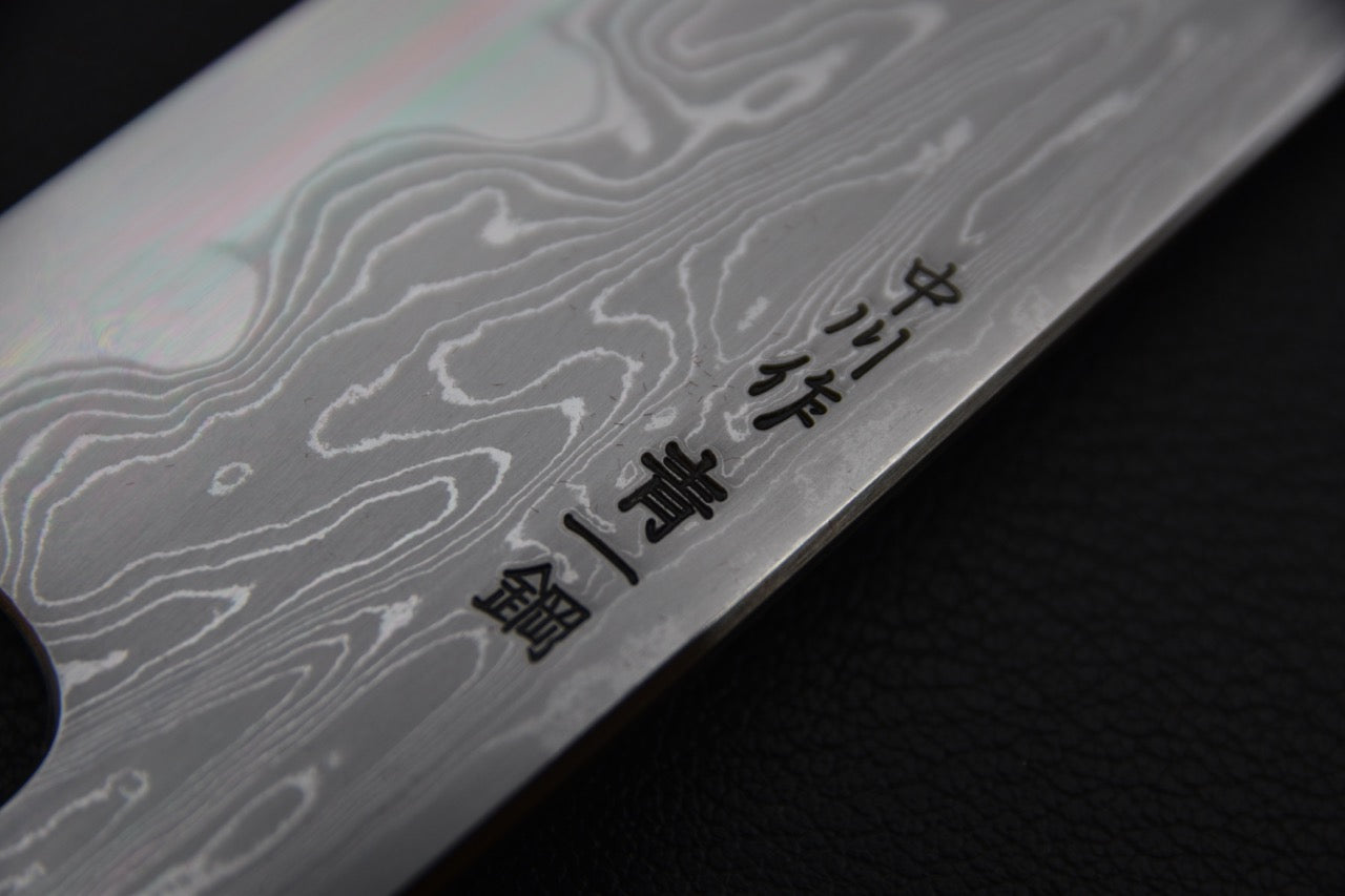Nakagawa uchi hamono Aogami #1 Damascus Gyuto Kiritsuke 210mm Snake wood