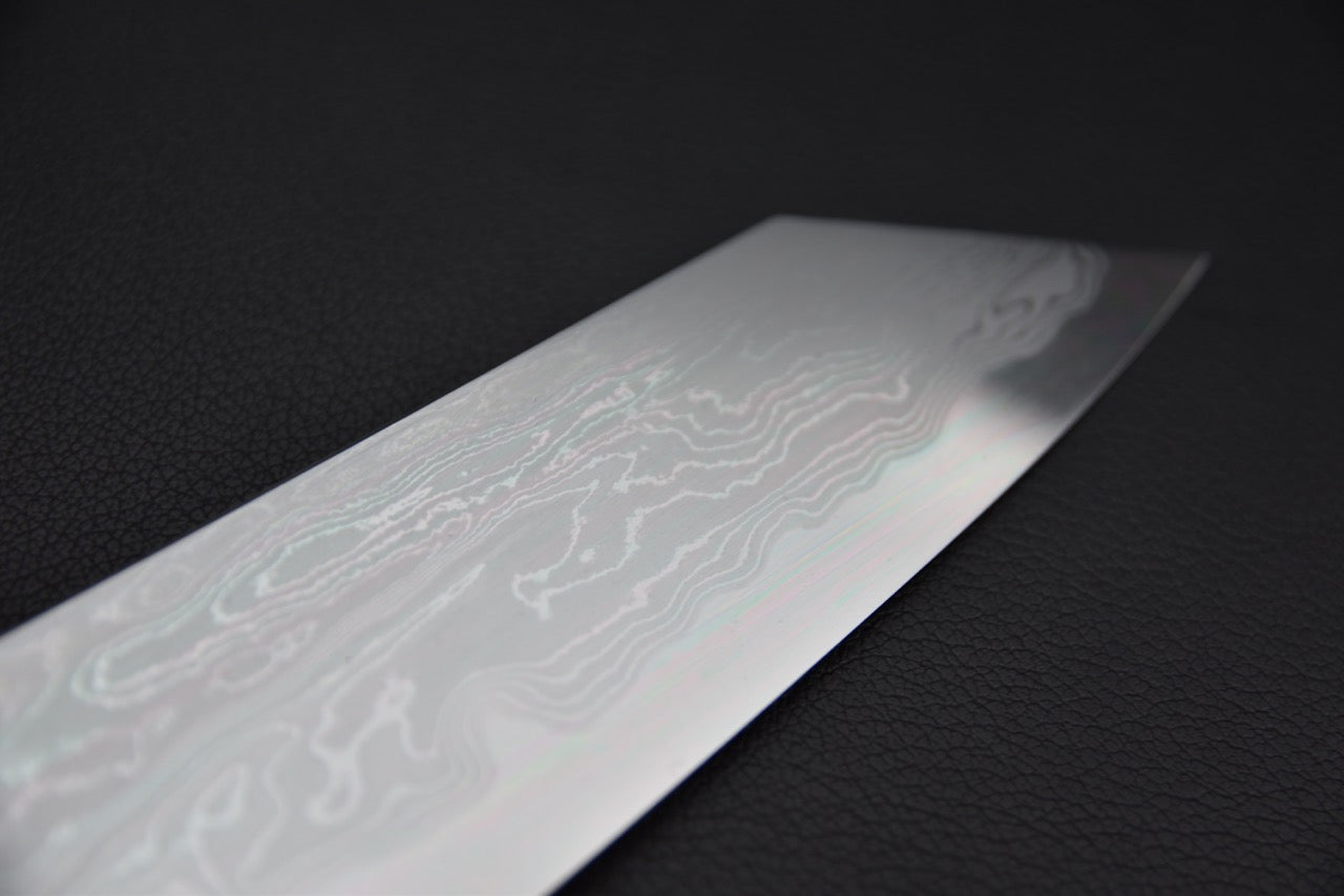 Nakagawa uchi hamono Aogami #2 Damascus Gyuto Kiritsuke 240mm Snake wood