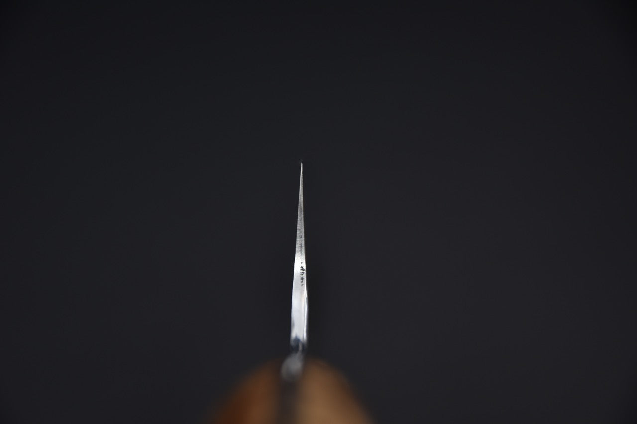 Yoshimi Kato Aogami Super Bunka Kurouchi 180mm Loupe d'érable