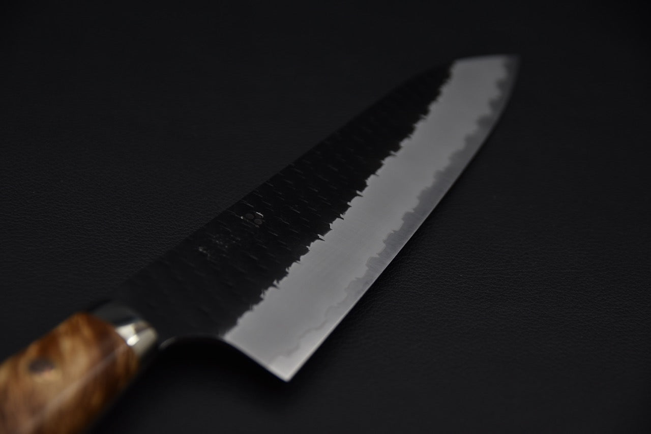 Nigara Hamono SG2 Kurouchi Tsuchime Gyuto 210mm Érable