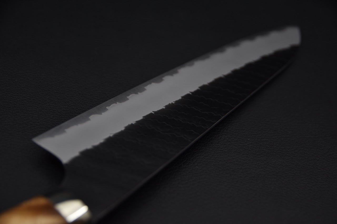 Nigara Hamono SG2 Kurouchi Tsuchime Gyuto 210mm Érable