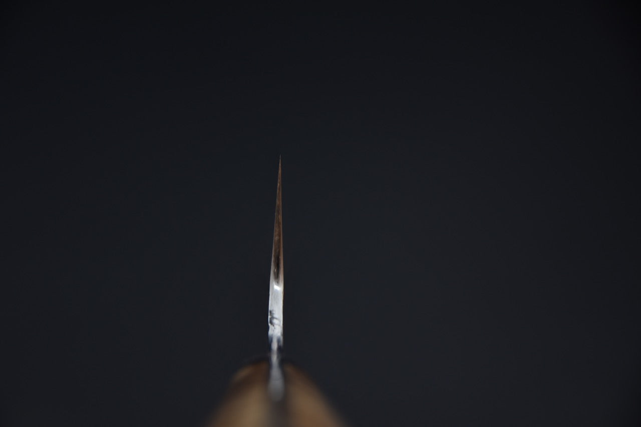 Nigara Hamono SG2 Tsuchime Migaki Kiritsuke Gyuto 210mm Loupe d'érable