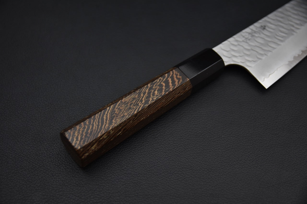 Nigara Hamono SG2 Santoku 170mm Tsuchime Migaki Tagayasan