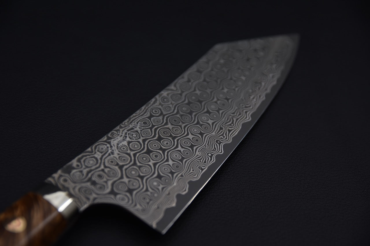 Nigara Hamono Bunka Anmon Damascus 180mm SG2 Loupe d'érable