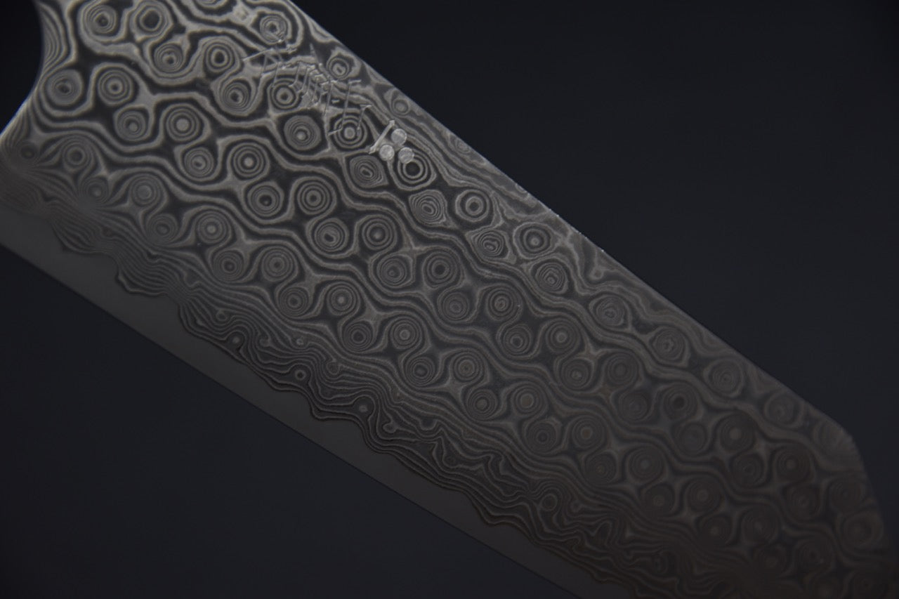 Nigara Hamono Bunka Anmon Damascus 180mm SG2 Loupe d'érable