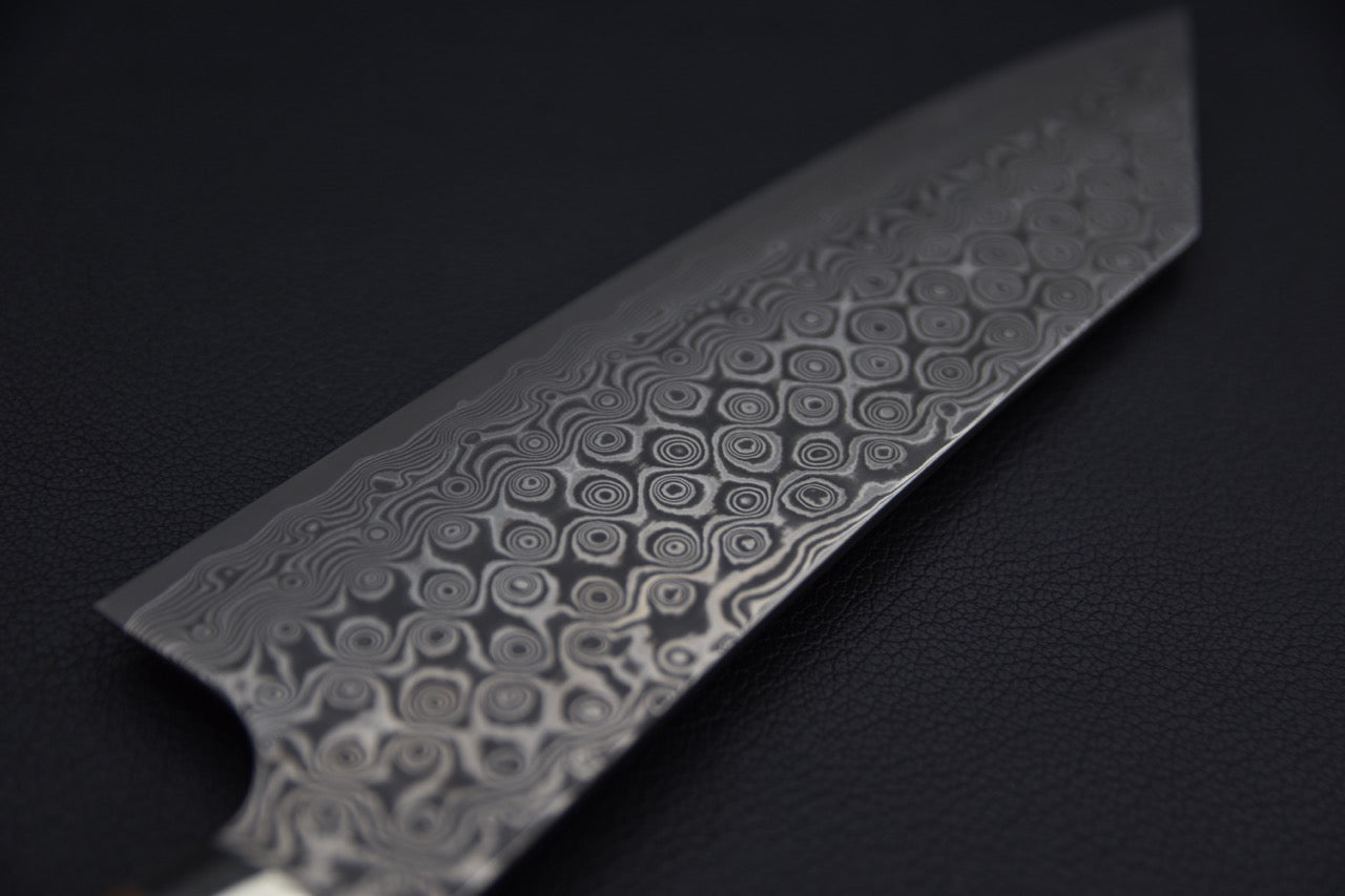 Nigara Hamono Bunka Anmon Damascus 180mm SG2 Loupe d'érable