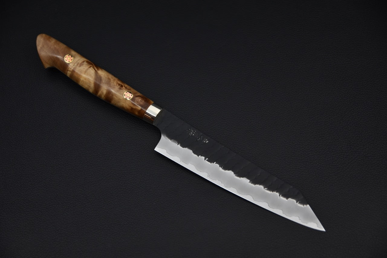 Nigara Hamono SG2 Kiritsuke Petty Kurouchi 150mm Érable