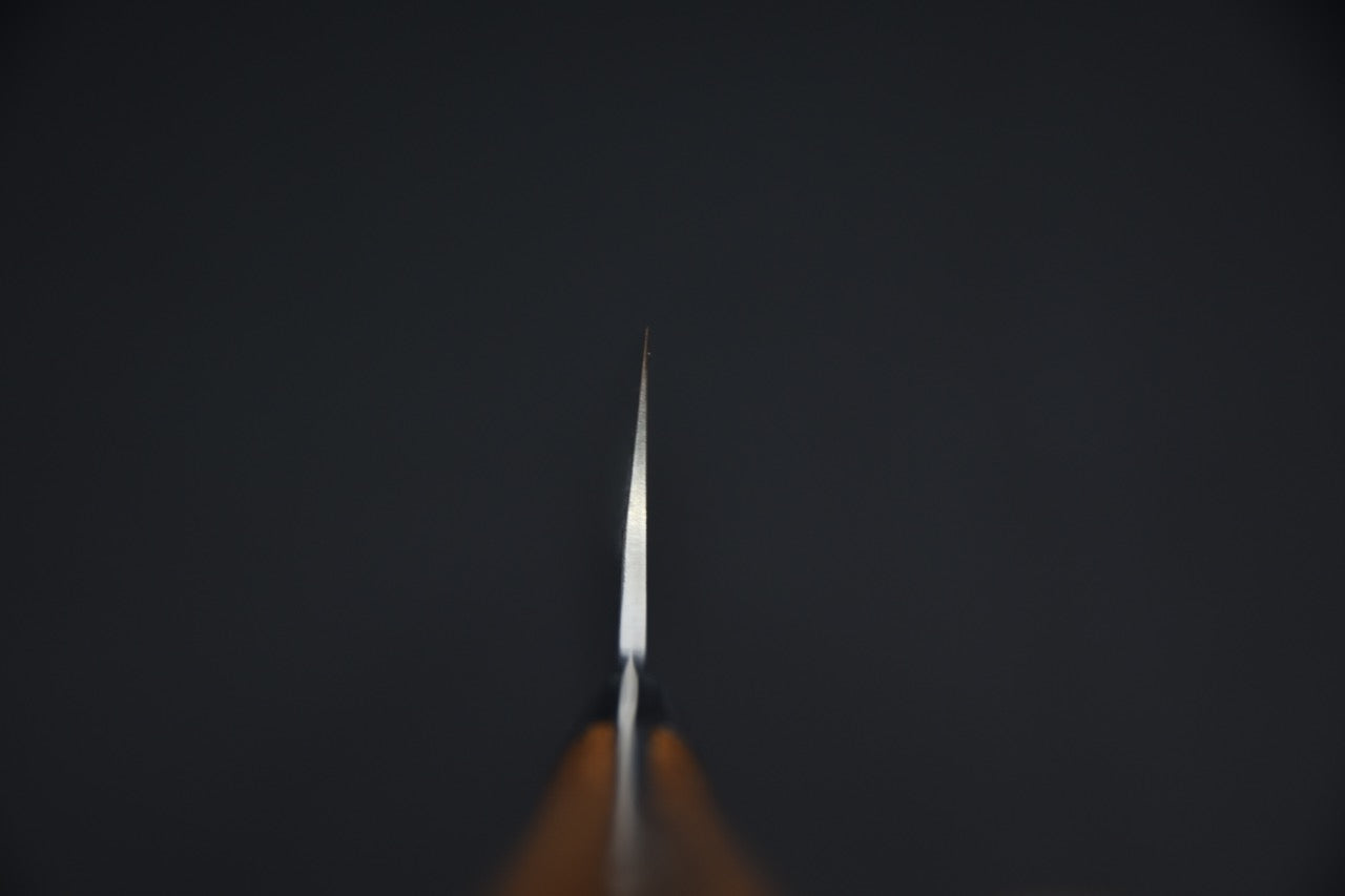 Saji Hamono SRS13 Tsuchime Damascus Kiritsuke Gyuto 210mm Ironwood