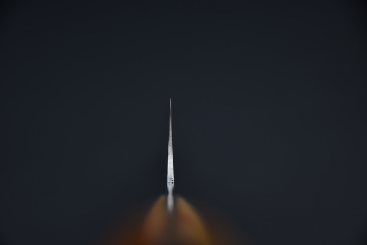 Saji Hamono VG-10 Rainbow Damascus Gyuto 240mm Corne de vache