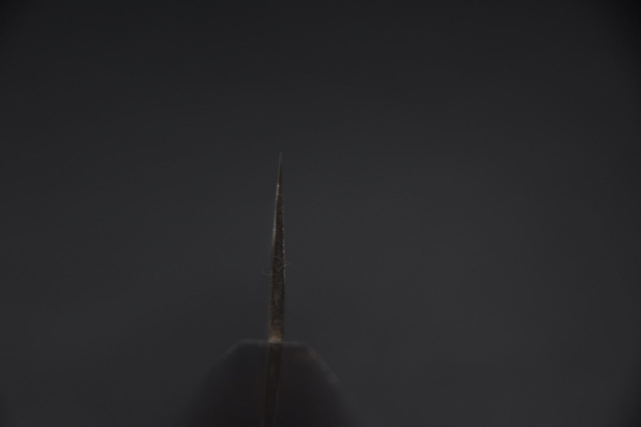 Shiro Kamo Aogami Super Kurouchi Santoku 180mm Ébène