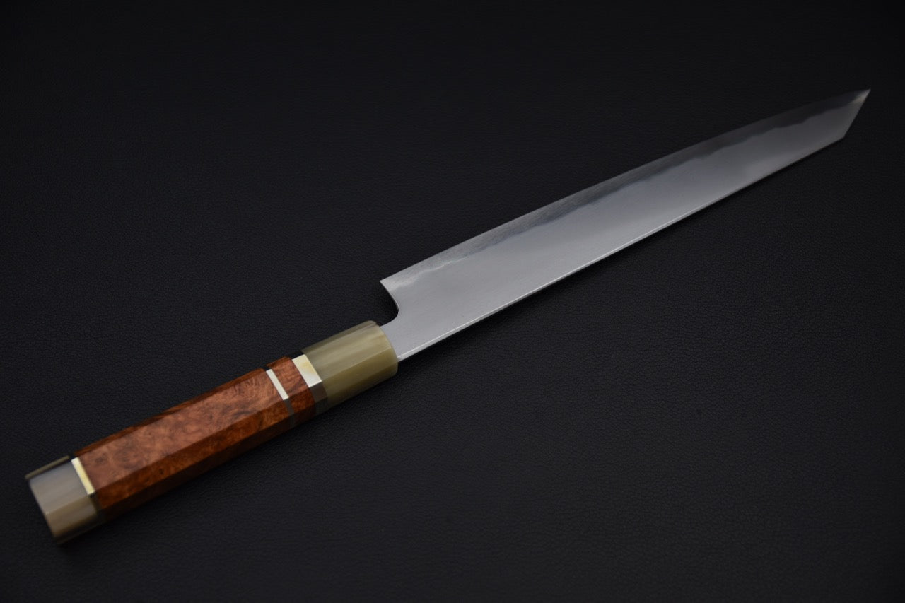 Tetsujin Hamono Kasumi Aogami #2 Sujihiki 240mm Karin