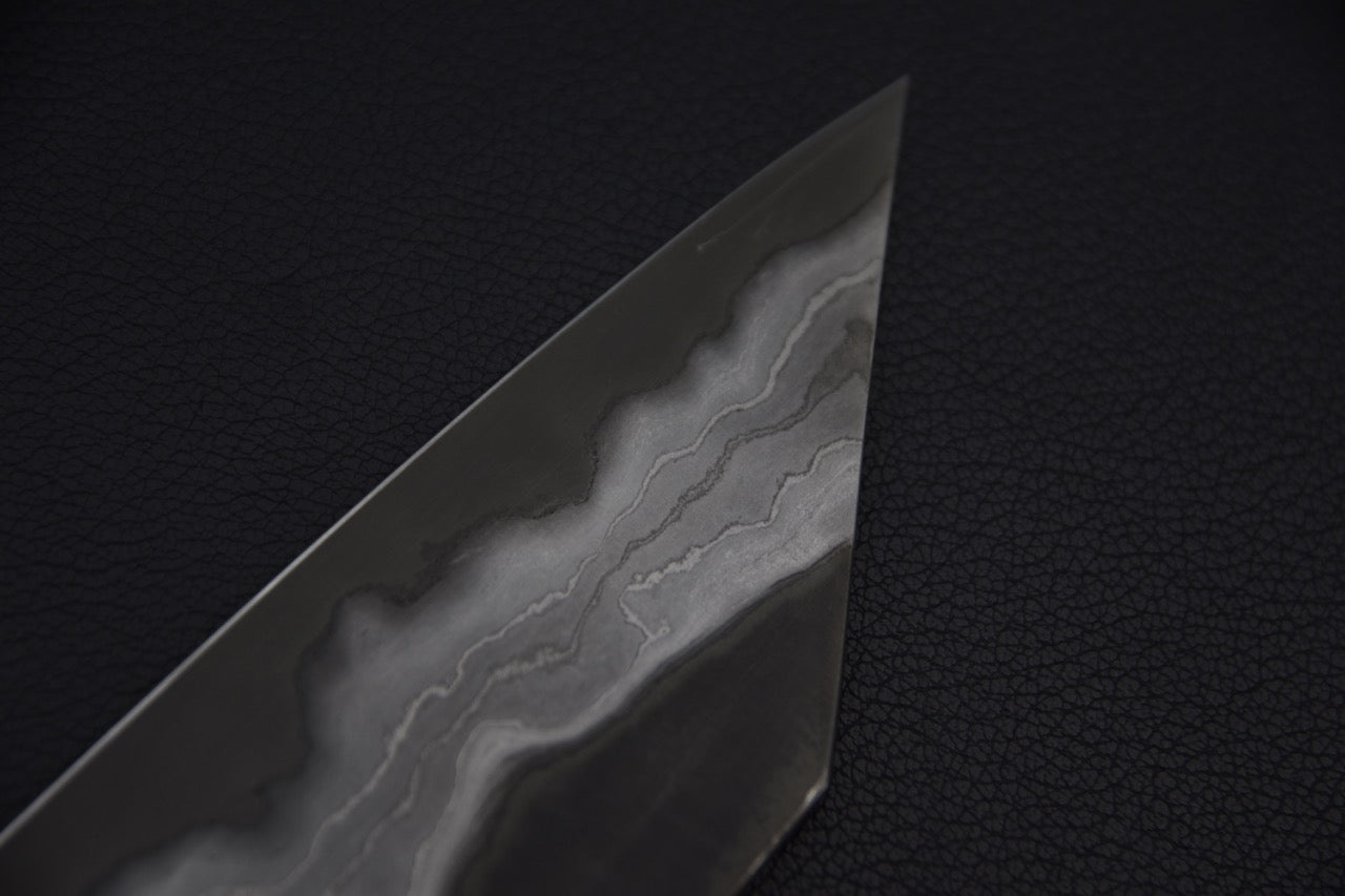 Nigara Hamono Troll killer Aogami #2 Damascus Kiritsuke Gyuto 240mm snake wood