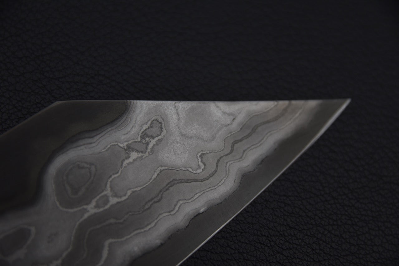 Nigara Hamono Troll killer Aogami #2 Damascus Kiritsuke Gyuto 240mm snake wood