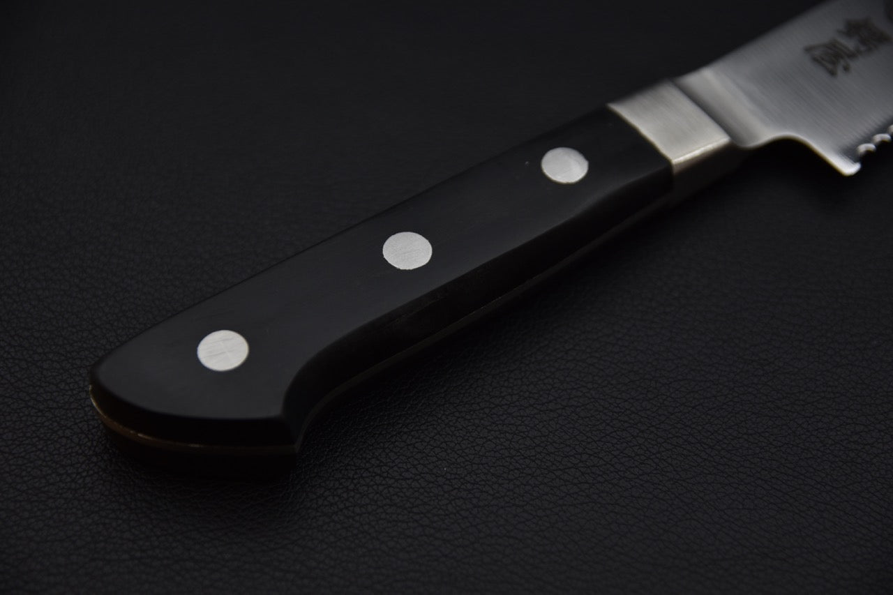 Tsubaya Couteau à Pain 210mm Bois de Pakka