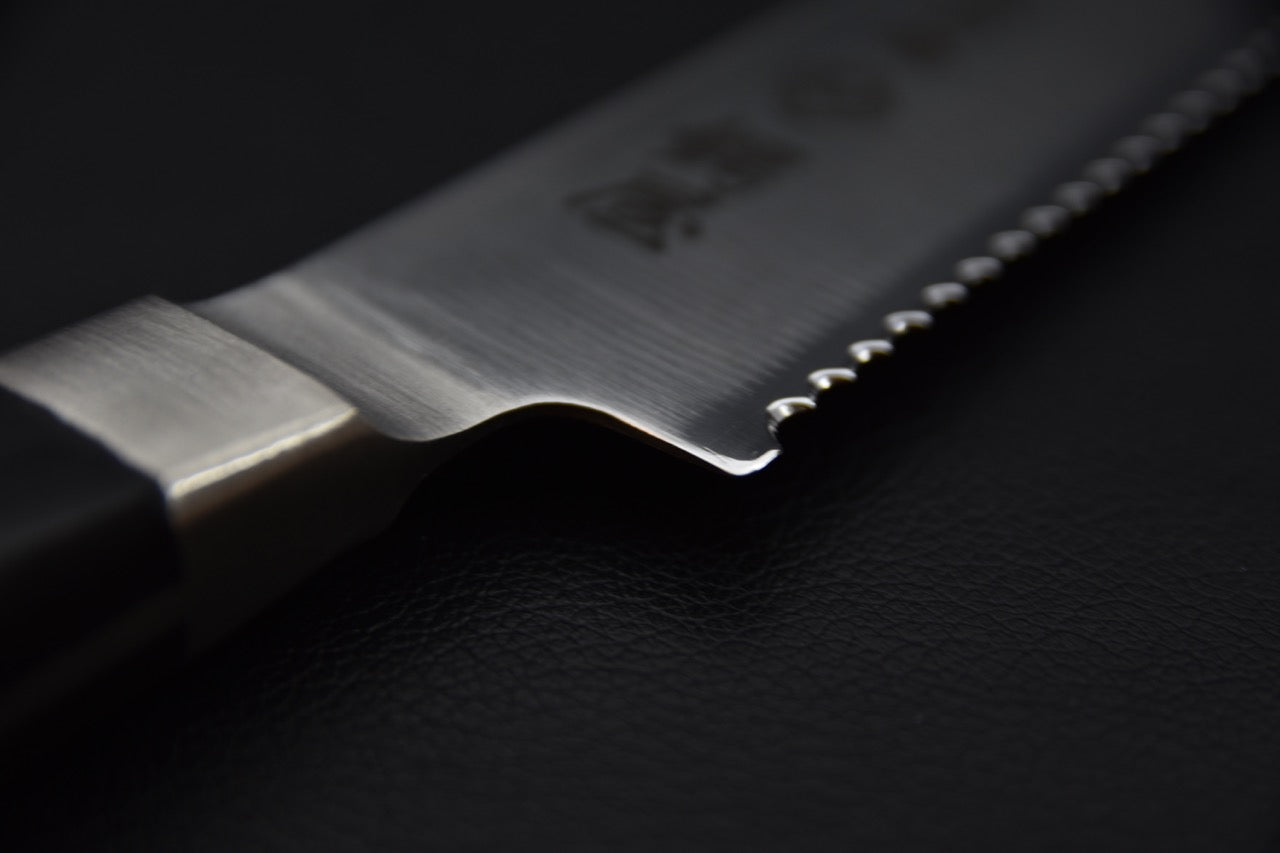 Tsubaya Couteau à Pain 210mm Bois de Pakka