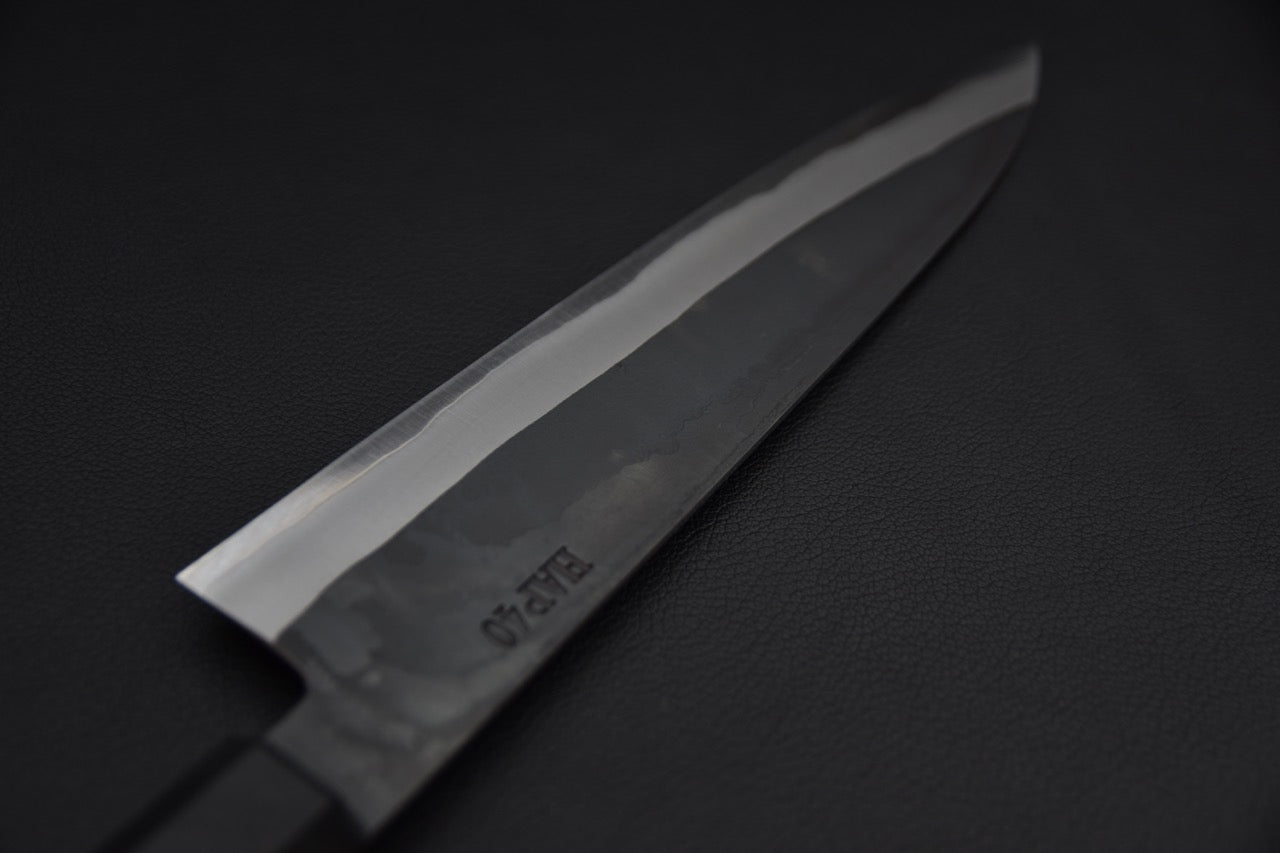 Yoshida Hamono HAP 40 Gyuto 210mm Kurouchi Loupe d'érable (Vert)