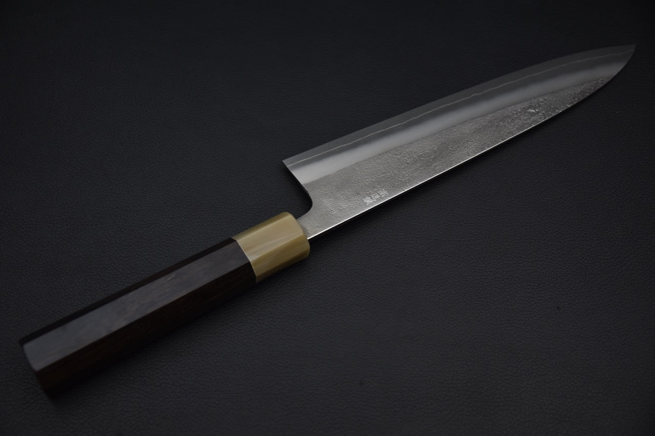Yoshikane SKD Nashiji Gyuto 210mm Ebony