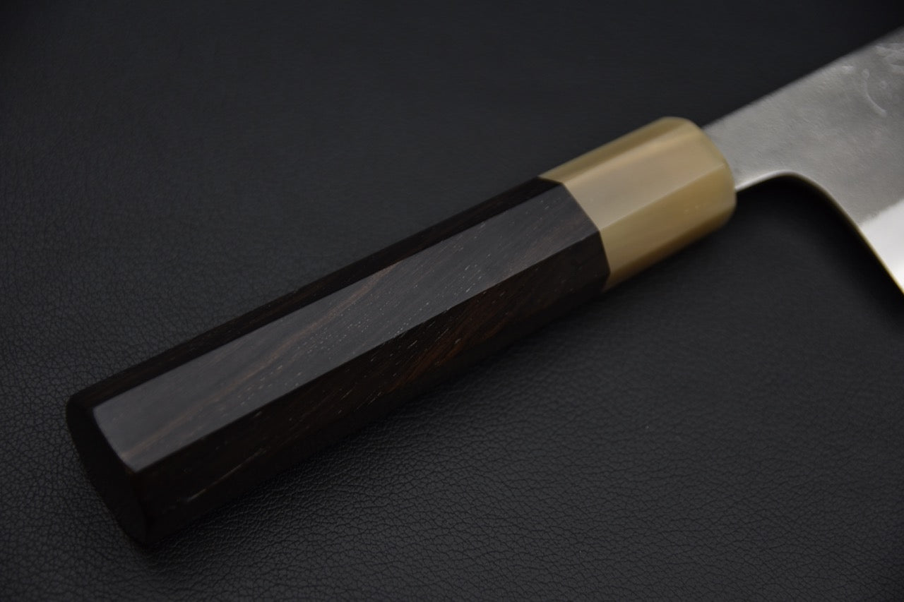 Yoshikane SKD Nashiji Kiritsuke Gyuto 240mm Ebony