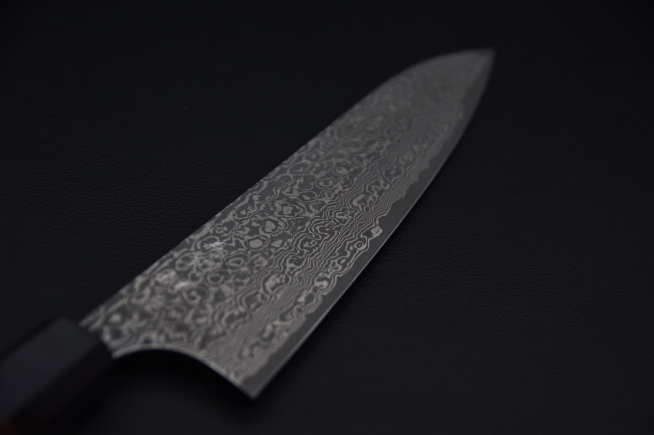 Yoshimi Kato VG-10 Gyuto 210mm Black Damascus Tagayasan