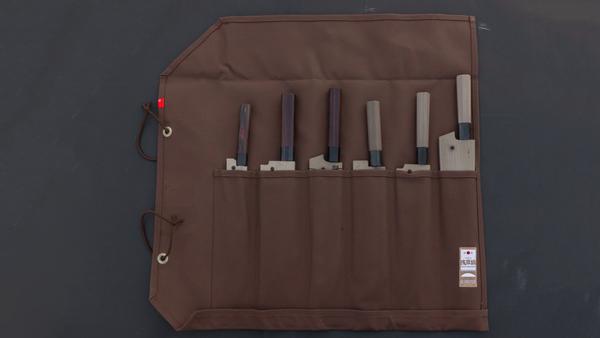 Hi-Condition Hanpu en Toile 6 pochettes Brun