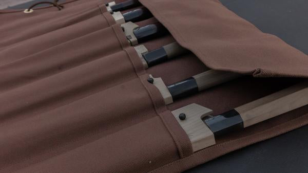 Hi-Condition Hanpu en Toile 6 pochettes Brun