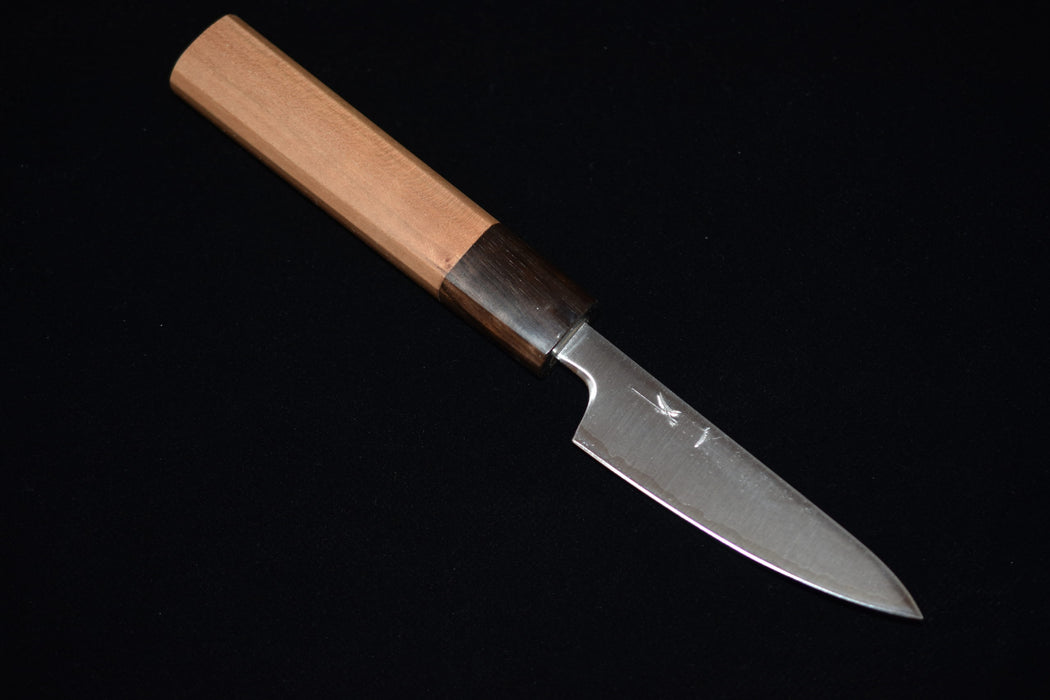 Hitohira Futana SB Migaki Couteau d'office 80mm Bois de Cerisier