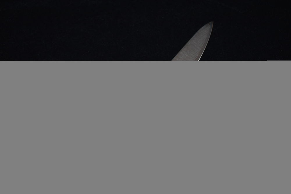 Hitohira Futana SB Migaki Couteau d'office 80mm Bois de Cerisier