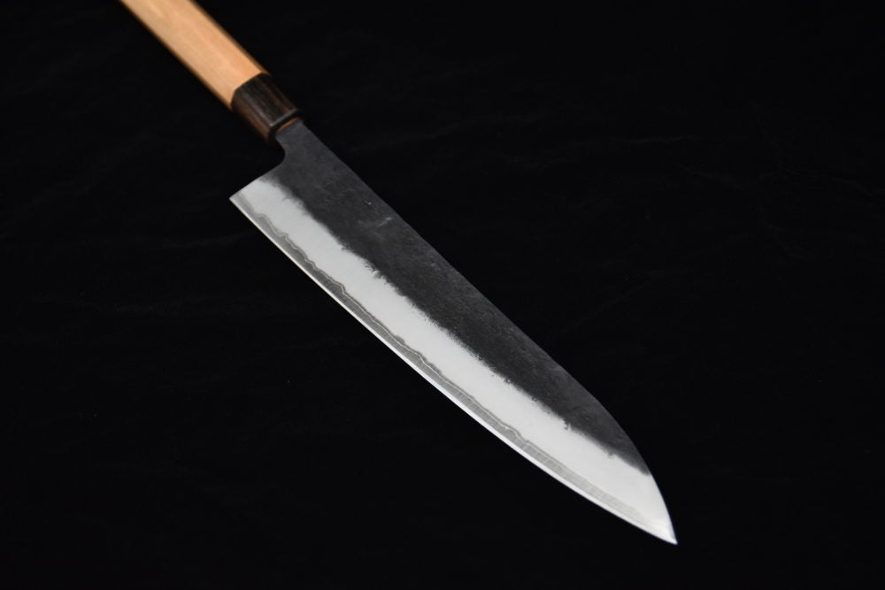 Hitohira Futana SB Kuro Nashiji Gyuto 240mm Cherry wood