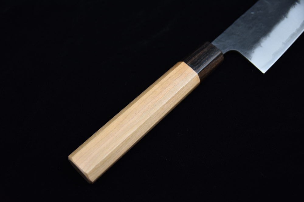 Hitohira Futana SB Kuro Nashiji Gyuto 240mm Cherry wood