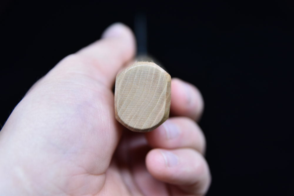 Hitohira Futana SB Kuro Nashiji Gyuto 240mm Cherry wood