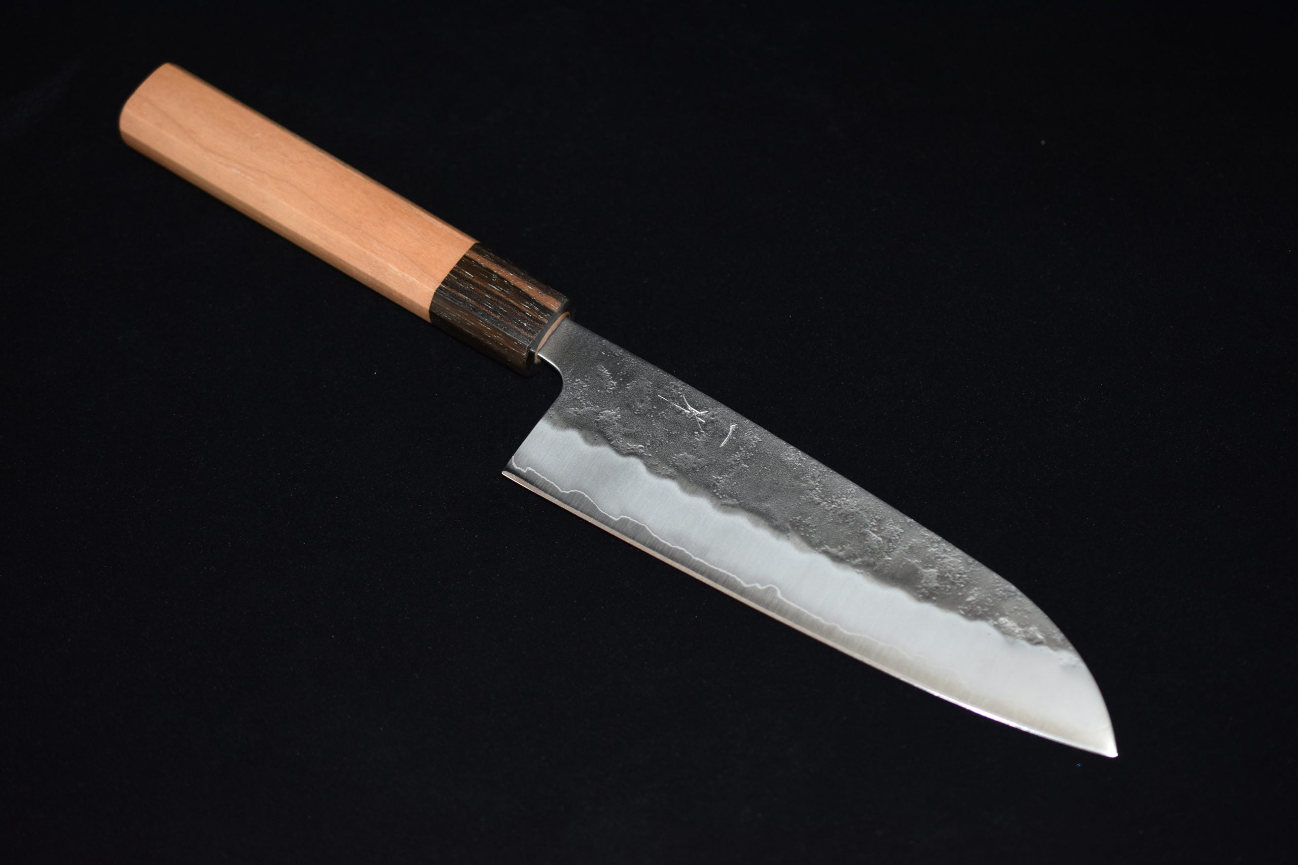 Hitohira Futana S3 Nashiji Santoku 170mm Cerisier